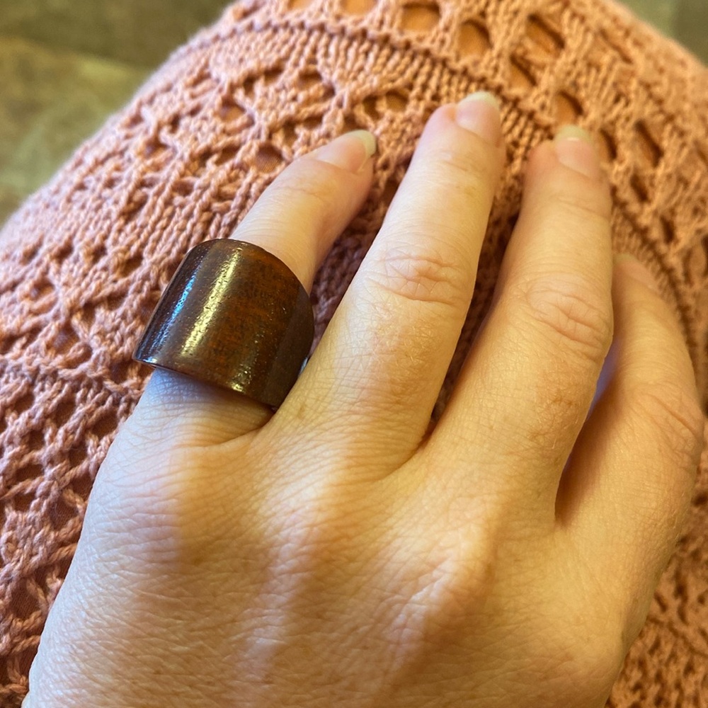 Wood Ring Size 5.25